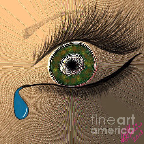 EyeM in Shock Digital Art by Buffy Heslin