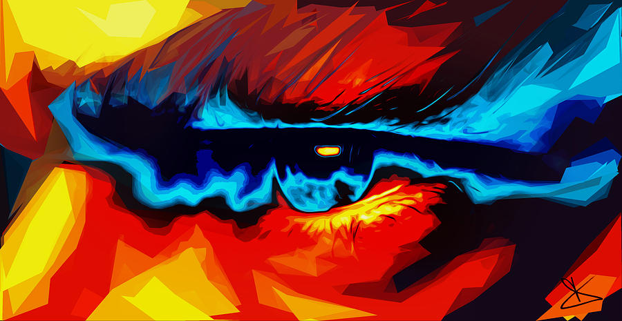Eyes Of Ice And Fire Digital Art