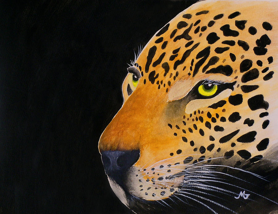Eyes of Prey Painting by Mary Gaines