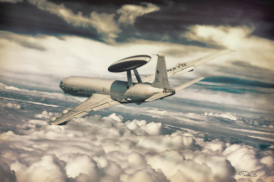 Airplane Digital Art - Eyes with an altitude by Peter Scheelen