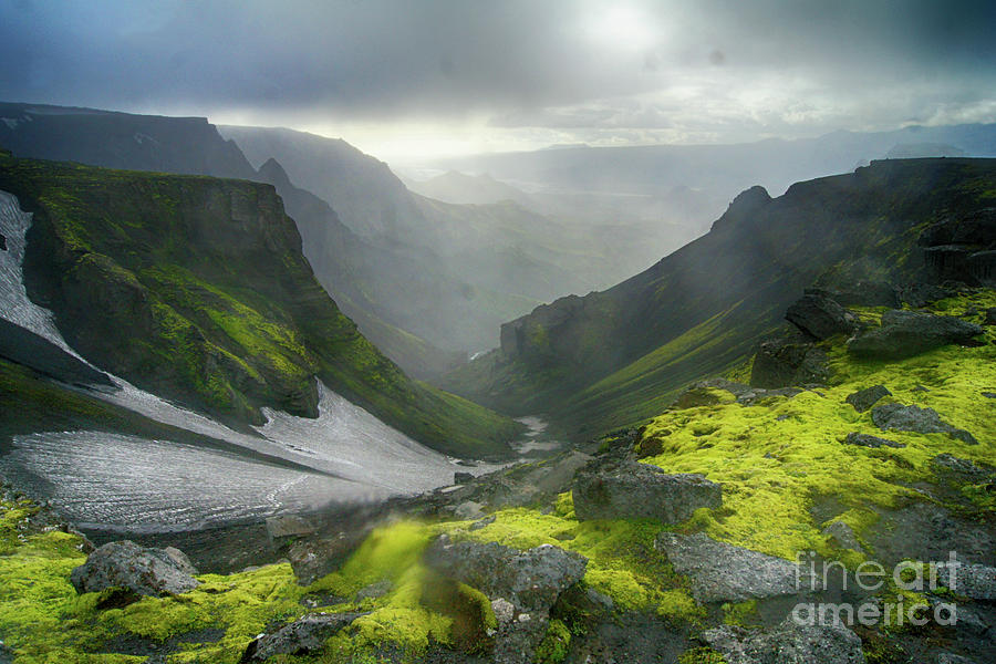 Eyjafjallajoekull Iceland Photograph by Rudi Prott