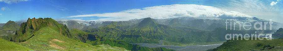 Eyjafjallajokull from Thorsmork Photograph by Rudi Prott
