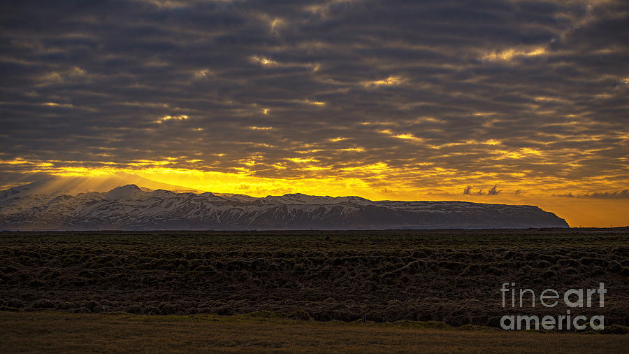 Eyjafjallajokull Sunrise Iceland 2 Photograph by Chris Thaxter