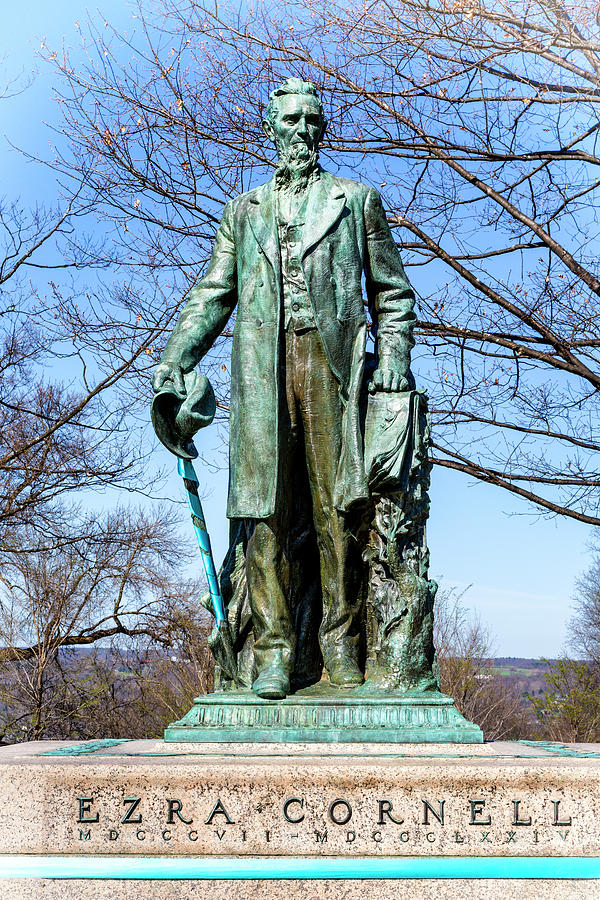 Ezra Cornell Photograph by Stephen Stookey