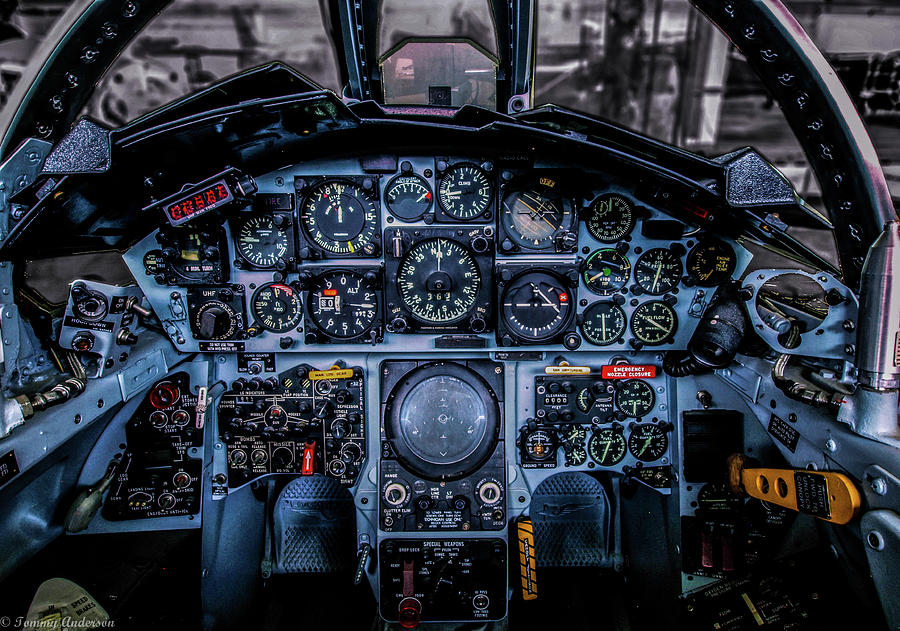 F-104 Starfighter Cockpit Photograph by Tommy Anderson