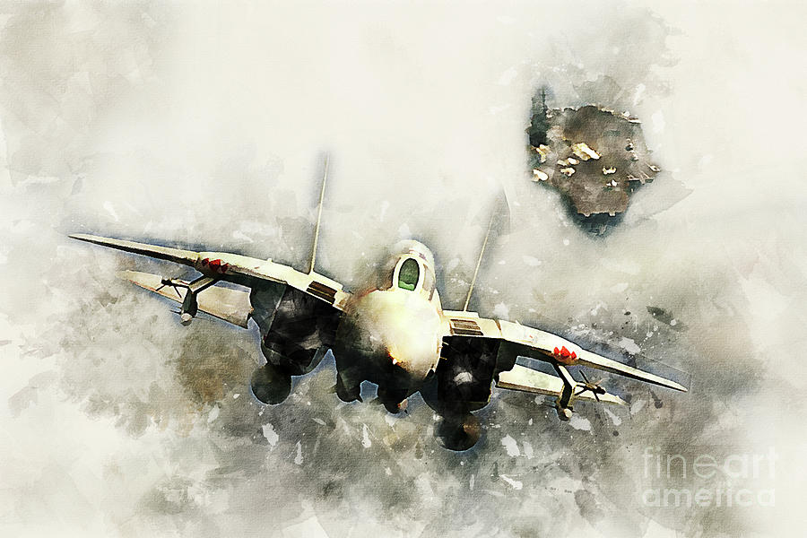 F-14 Tomcat VF-102 - Painting Digital Art by Airpower Art