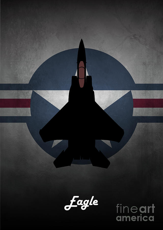 F-15 Eagle USAF Digital Art by Airpower Art
