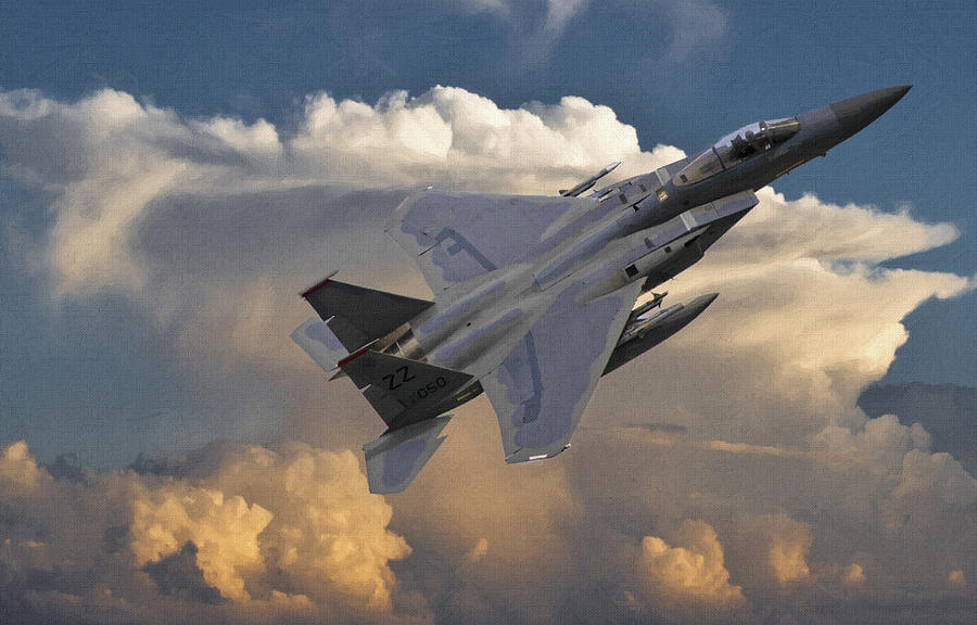 F-15 Eagle Painting by William Mace