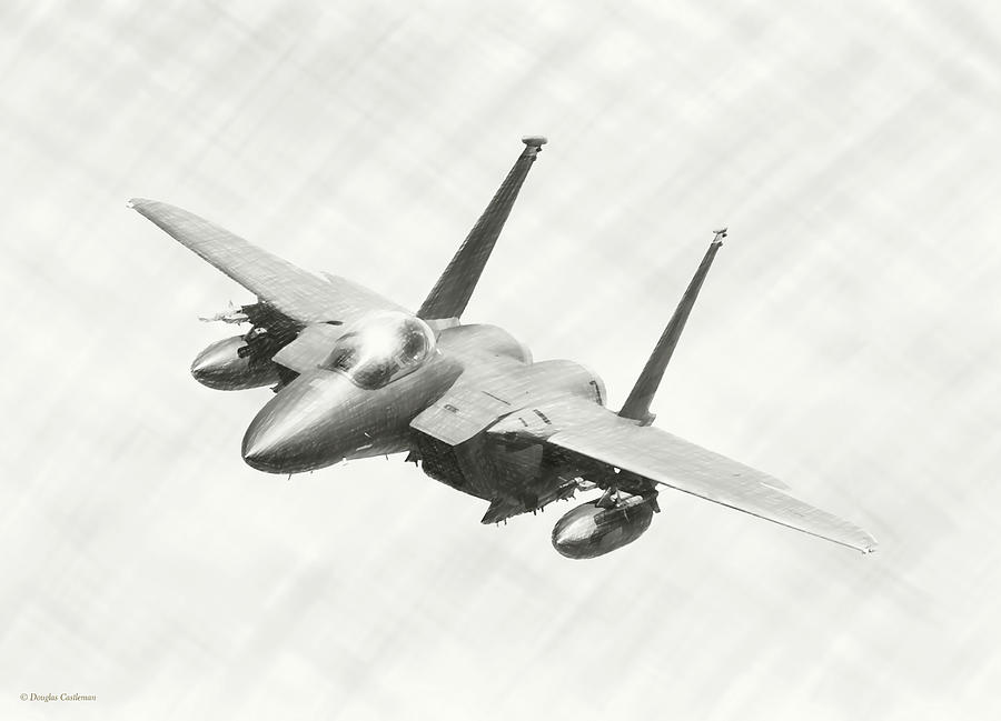 F-15E Strike Eagle Digital Art by Douglas Castleman