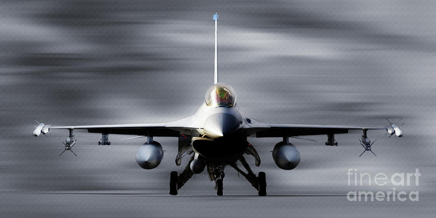 F 16 fighting falcon 011 Painting by Gull G - Pixels