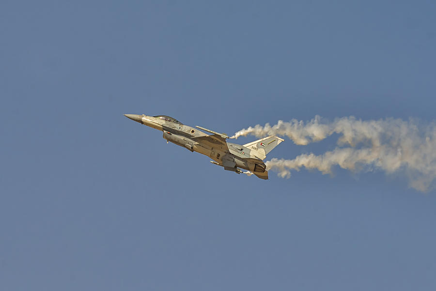 F-16 Fighting Falcon at Dubai Air Show, UAE Photograph by Ivan Batinic