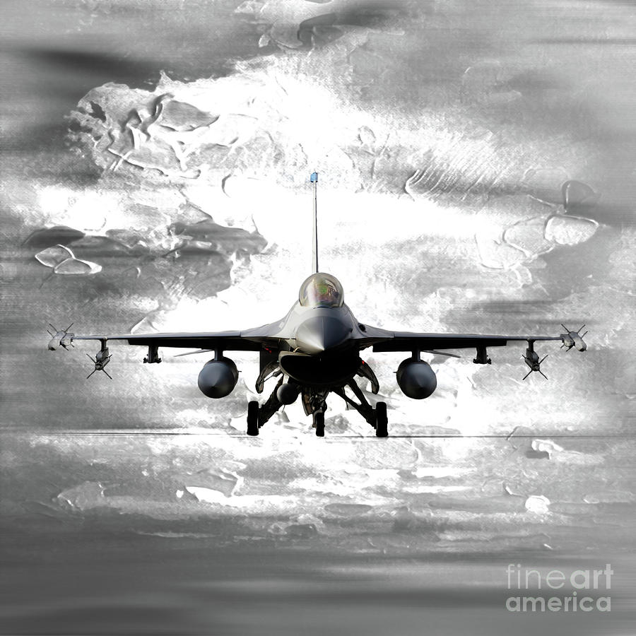F 16 fighting falcon Painting by Gull G