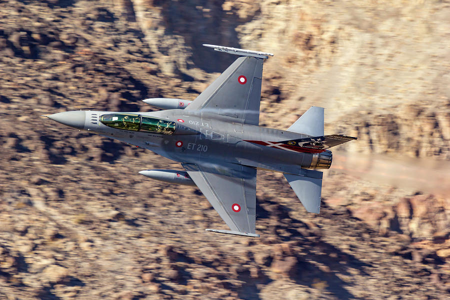 F-16 in Star Wars Canyon Photograph by Rick Pisio