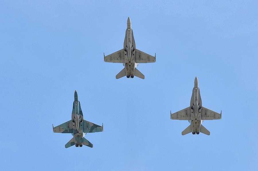 F-18 Hornets Photograph by Maria Jansson