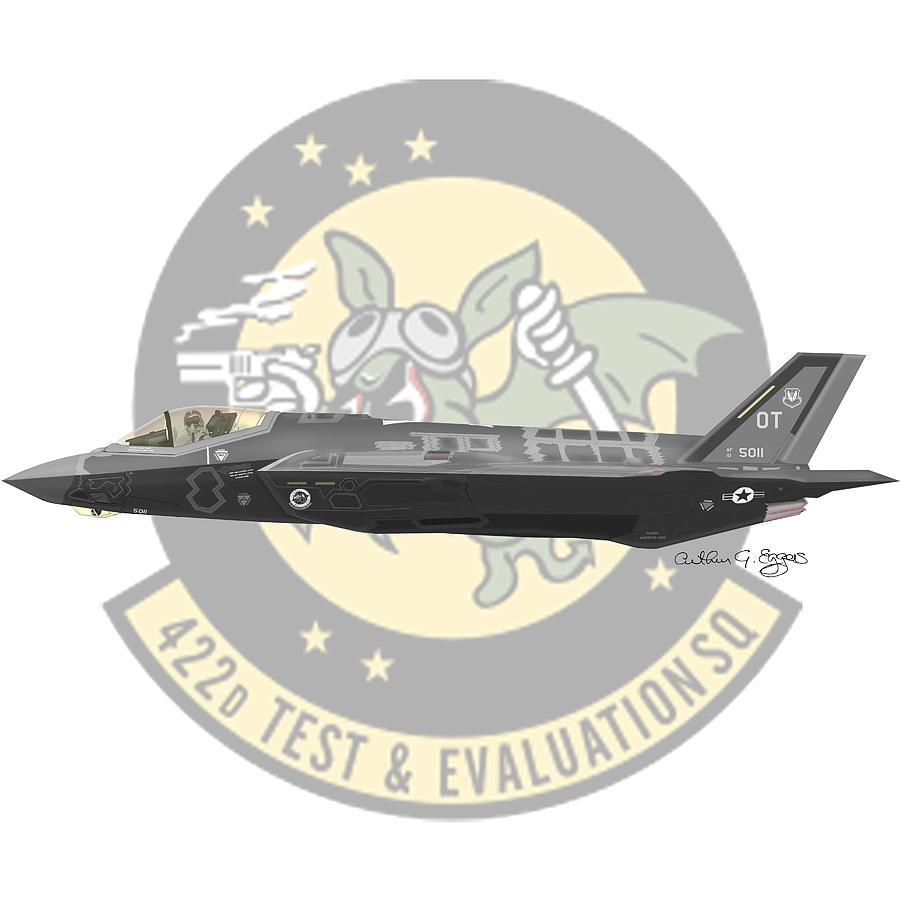 F-35A Lightning II Digital Art by Arthur Eggers