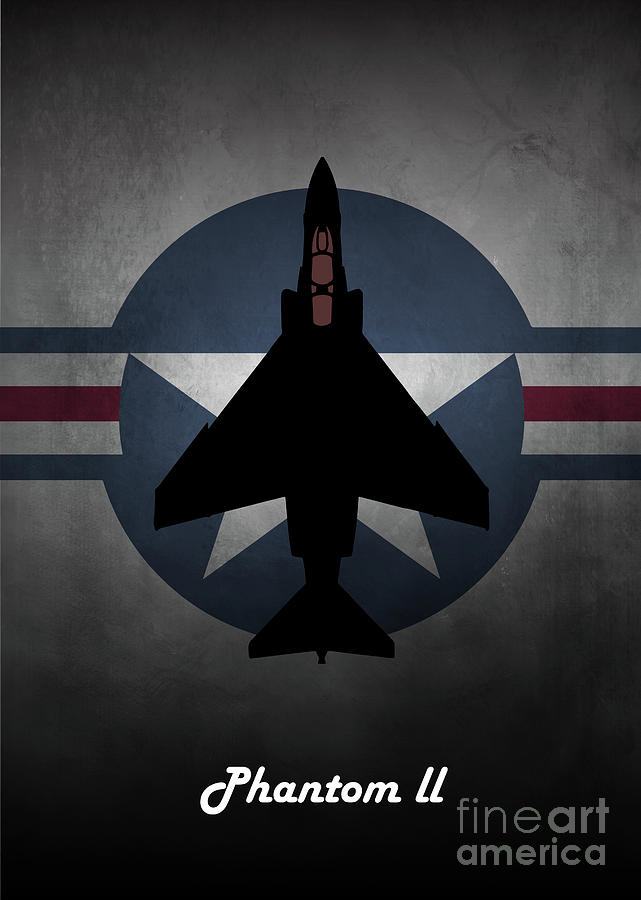 F-4 Phantom USAF Digital Art by Airpower Art