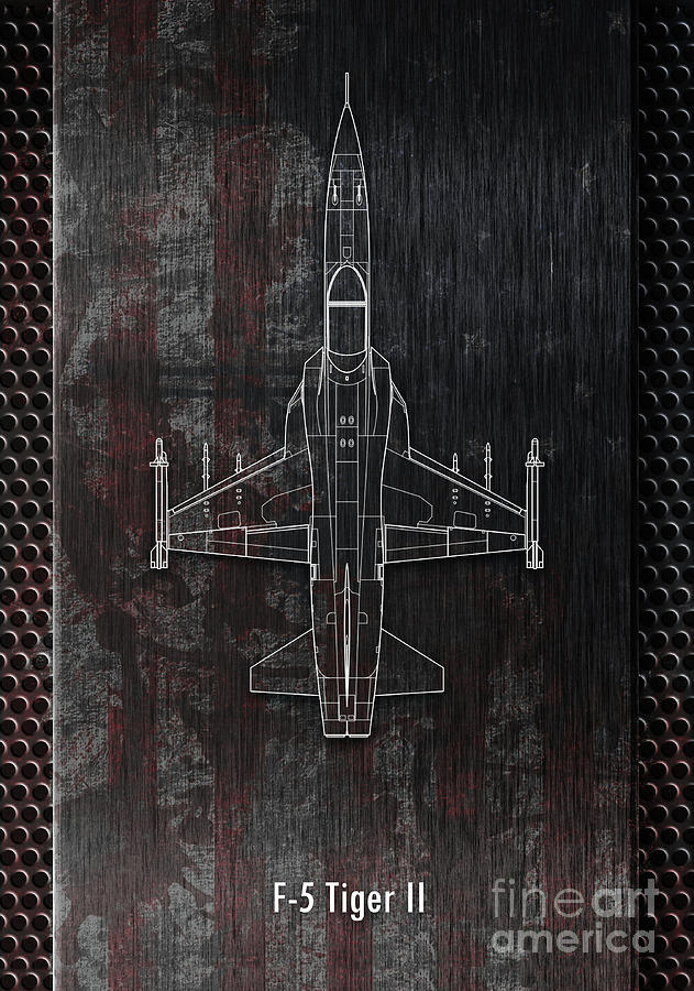 F-5 Tiger II Digital Art by Airpower Art