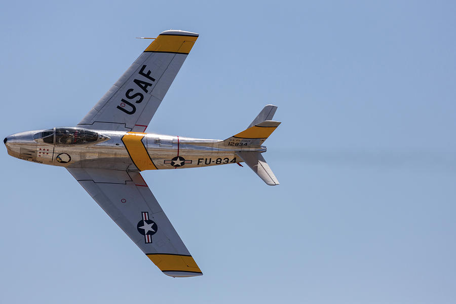 F-86 Jolley Roger Photograph by John Daly