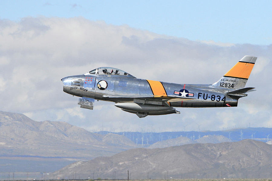 F-86 Taking Off Photograph by Shoal Hollingsworth