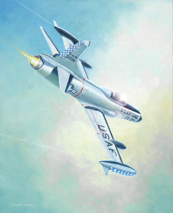 F-94C Starfire Painting by Douglas Castleman