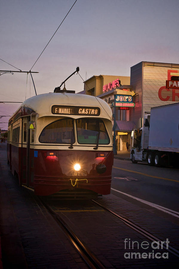 San Francisco Photograph - F-Line Trolley San Francisco  by David Gordon