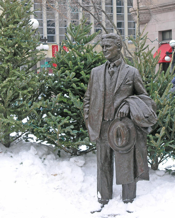 F Scott Fitzgerald Statue Photograph by Janis Beauchamp
