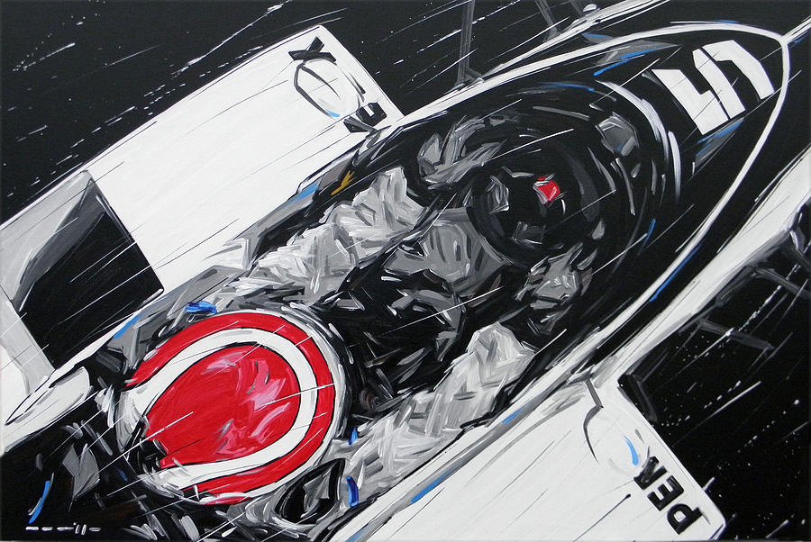 Cars Painting - F1 Nelson Piquet Brabham 5 by Roberto Muccilo Cars Painting - F1 Nelson Piquet Brabham 5 by Roberto Muccilo