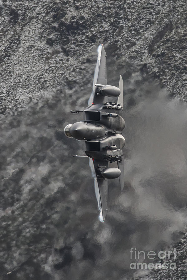 F15 Digital Art - F15 Mach Loop by Airpower Art