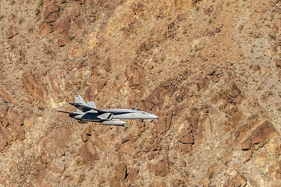 F18 Level Flight In Star Wars Canyon Photograph by Bill Gallagher