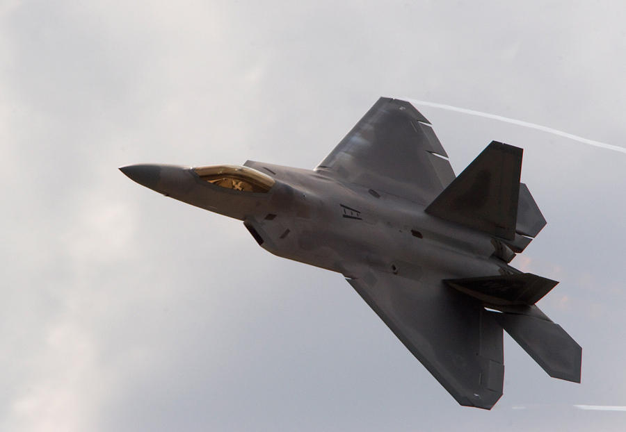 F22 Raptor Fly-by Photograph by Steven King