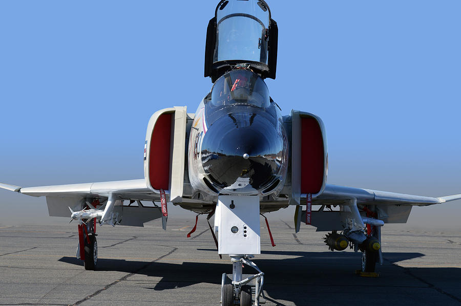 Jet Photograph - F4 at Wings and Rotors by Bill Dutting