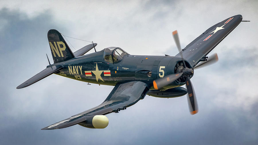 F4-u Corsair Photograph by Brian Caldwell F4-u Corsair Photograph by Brian Caldwell