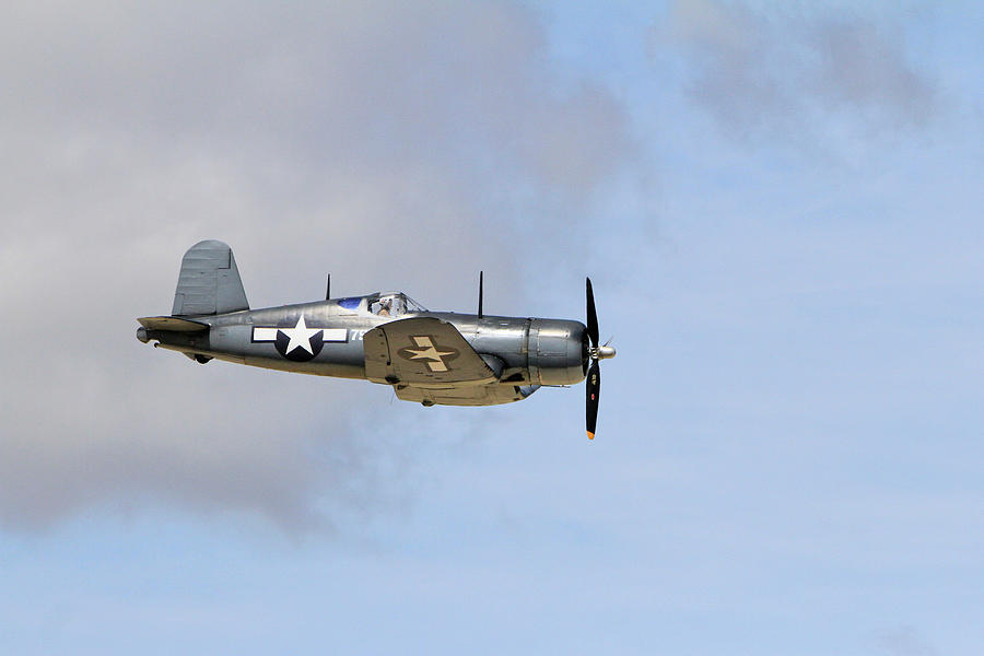 F4U Through the Couds Photograph by Shoal Hollingsworth