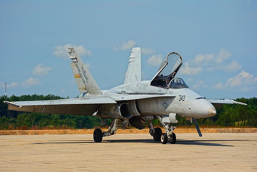 Fa-18 Hornet Photograph by Robert Hayes Fa-18 Hornet Photograph by Robert Hayes