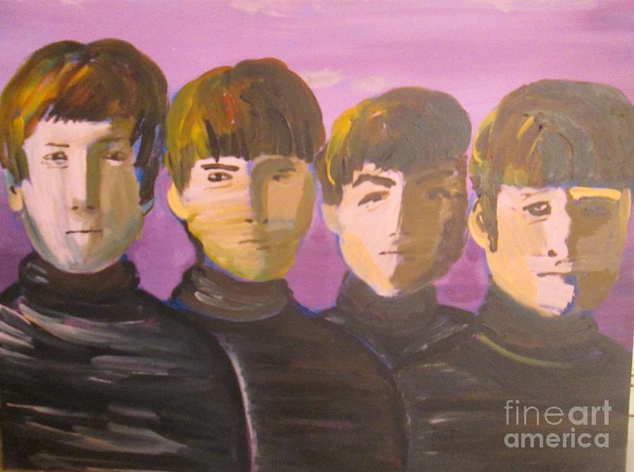 Fab Four Painting by Jennylynd James