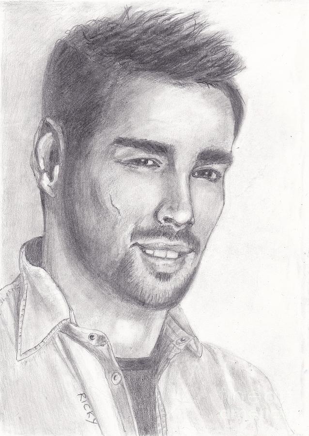 Fabio Fognini Drawing by Veronica Rickard - Fine Art America