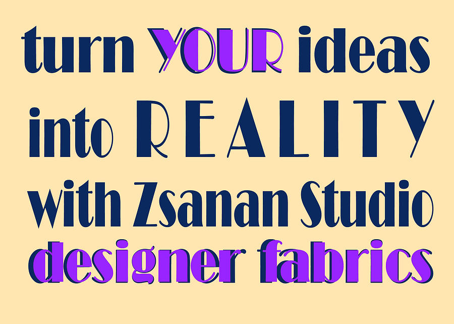 Fabric Digital Art - Fabrics By Zsanan by Zsanan Studio