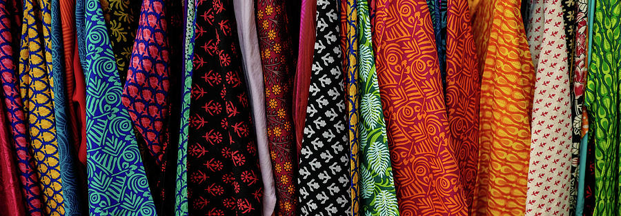 Fabrics Photograph by Jocelyn Kahawai