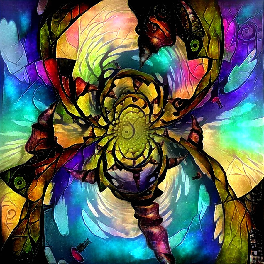 Fabulous kaleidoscope Digital Art by Bruce Rolff