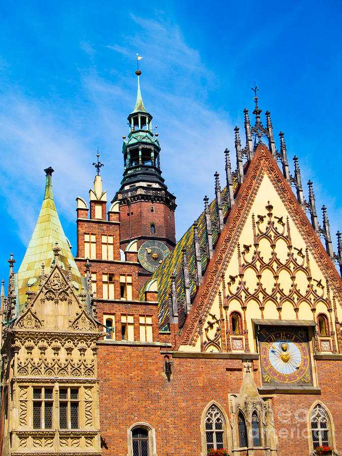 Facade of City Hall in Wroclaw Photograph by Anastasy Yarmolovich