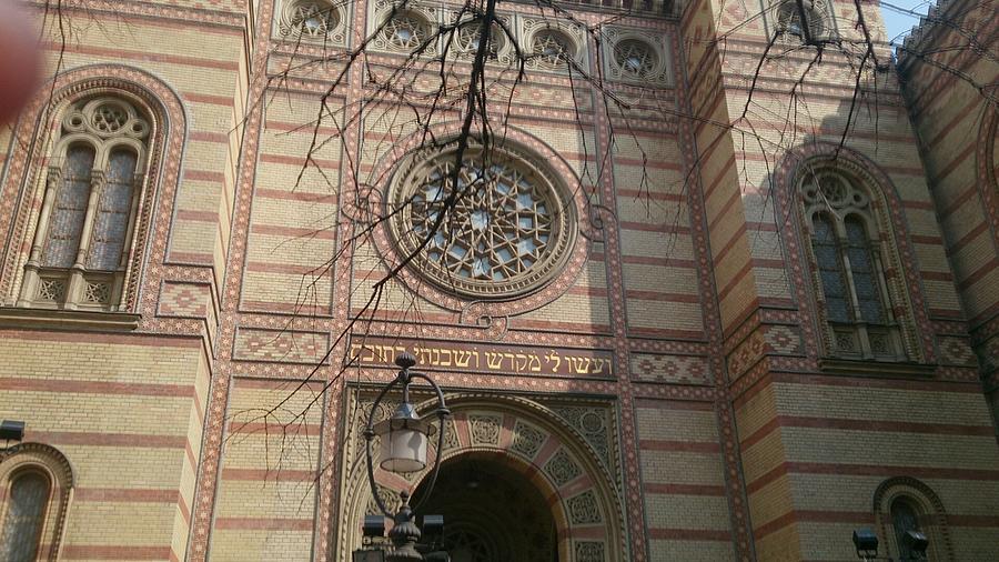Facade Of Old Synagogue Photograph by Moshe Harboun