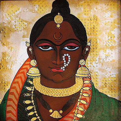 Face-8 Painting by Varsha Kharatmal - Fine Art America