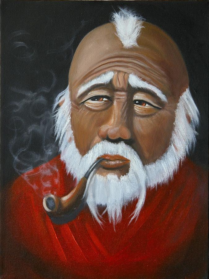 Face of Asia Painting by Joni McPherson