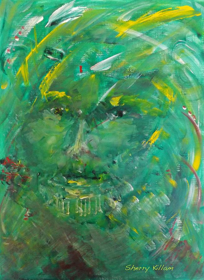 Face On Painting by Sherry Killam