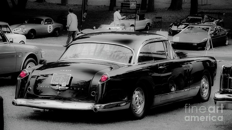 Black And White Photograph - Facel Vega by Customikes Fun Photography and Film Aka K Mikael Wallin