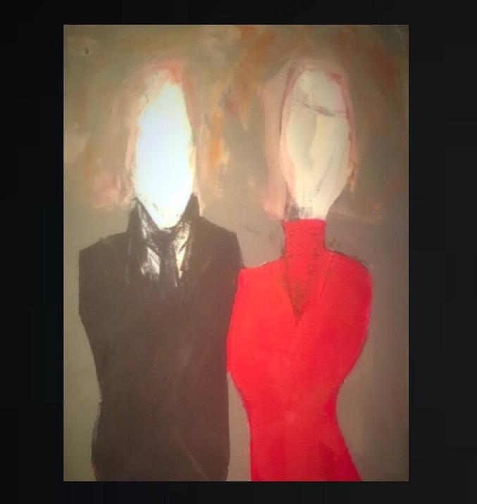 faceless figures painting