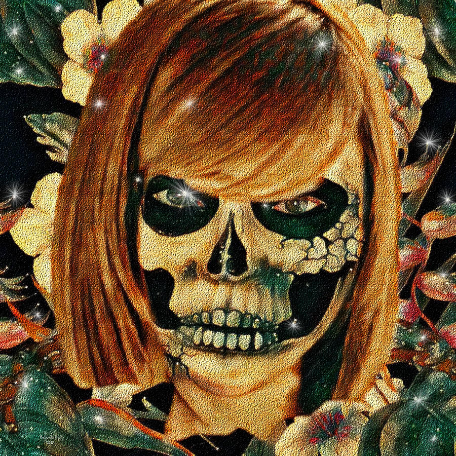 Faceless Skull Digital Art by Artful Oasis