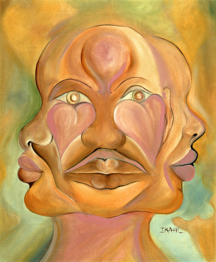 Human Painting - Faces of Copulation by Ikahl Beckford