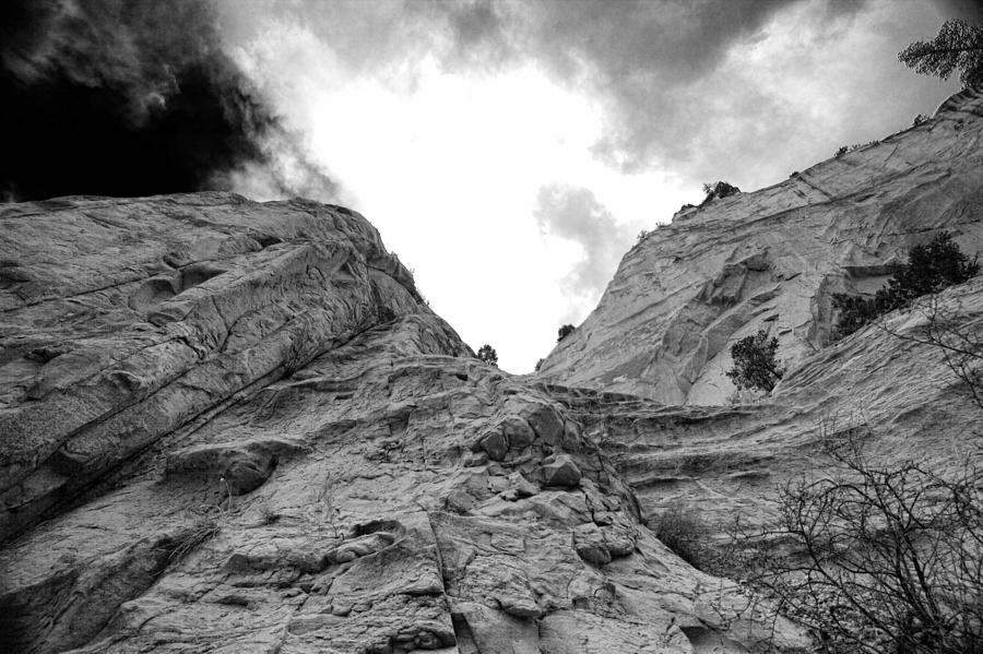 Abstract Photograph - Facing Rock by Jim Buchanan