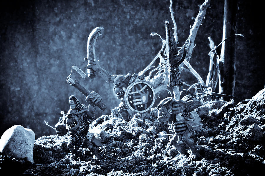 Fantasy Photograph - Facing The Enemy II by Marc Garrido